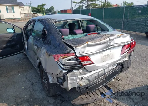 2015 Honda Civic Lx из США, поврежденный, VIN 19XFB2F57FE084093